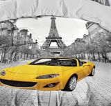 Bettwäsche CARS PARIS 3-teiliges Set 140x200 cm