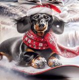 Baumwollbettwäsche Homa DOGGY EVE HAPPY 3-teiliges Set 140x200 cm