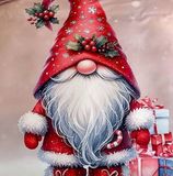 Baumwollbettwäsche Homa HOLIDAY RED SANTA 3-teiliges Set 140x200 cm