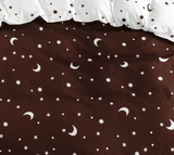 Bettwäsche SILVIA MOON BROWN 7-teiliges Set 140x200 cm