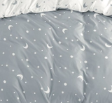 Bettwäsche SILVIA MOON LIGHT GREY 7-teiliges Set 140x200 cm