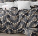 Französische Bettwäsche Homa SIERRA GREY 6-teiliges Set 200x220 cm