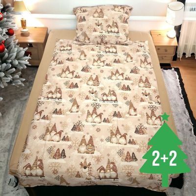 Baumwollbettwäsche GONEL SKIN 4-teiliges Set 140x200 cm