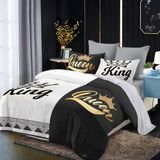 Baumwollbettwäsche Homa KING and QUEEN LUXURY 7-teiliges Set 140x200 cm