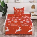 Mikroplüsch Bettwäsche Homa STROL REINDEER 2-teiliges Set 140x200cm