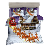 Baumwollbettwäsche Homa NATAL SANTA 7-teiliges Set 140x200 cm