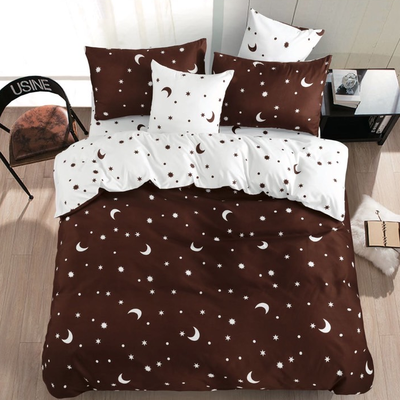 Bettwäsche SILVIA MOON BROWN 7-teiliges Set 140x200 cm