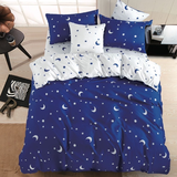 Bettwäsche SILVIA MOON BLUE 7-teiliges Set 140x200 cm