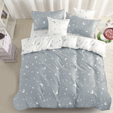 Bettwäsche SILVIA MOON LIGHT GREY 7-teiliges Set 140x200 cm