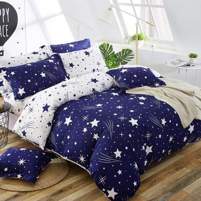 Bettwäsche SILVIA STAR BLUE 7-teiliges Set 140x200 cm